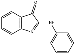 2-Phenylimino-3-indolinone Struktur