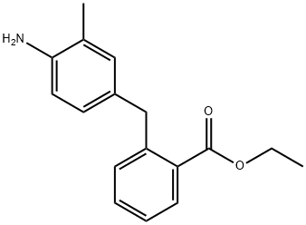 ethyl 2-(4-amino-3-methylbenzyl)benzoate Struktur