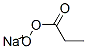 Peroxypropionic acid sodium salt Struktur