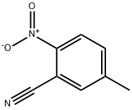 2-硝基-5-甲基苯甲腈,64113-86-6,结构式