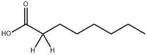 オクタン酸‐2,2‐D2 化学構造式