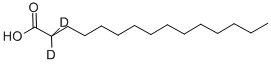 2,2-DIDEUTEROPENTADECANOIC ACID Structure