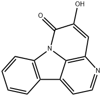5-Hydroxycanthin-6-one Struktur
