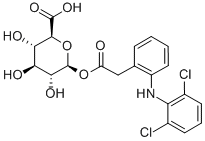 Diclofenac Acyl Glucuronide Struktur