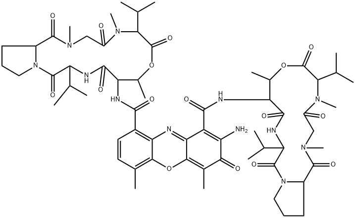 ACTINOMYCIN D-[3H(G)] Struktur