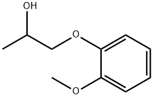 1-(2-甲氧基苯氧基)-2-丙醇, 64120-49-6, 结构式