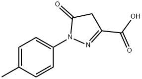 1H-PYRAZOLE-3-CARBOXYLIC ACID, 4,5-DIHYDRO-1-(4-METHYLPHENYL)-5-OXO- Struktur