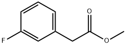 METHYL 3-FLUOROPHENYLACETATE Structure