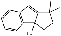 2,3-Dihydro-1,1-dimethylcyclopent[a]inden-3a(1H)-ol Struktur