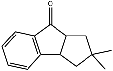 2,3,3a,8a-Tetrahydro-2,2-dimethylcyclopent[a]inden-8(1H)-one Struktur
