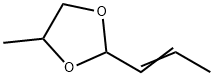 4-Methyl-2-(1-propenyl)-1,3-dioxolane Structure