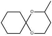 2-メチル-1,5-ジオキサスピロ[5.5]ウンデカン 化学構造式