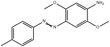 4-(4-Methylphenylazo)-2,5-dimethoxyaniline Struktur