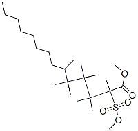 肉豆蔻酸甲酯磺酸DEA盐, 64131-36-8, 结构式