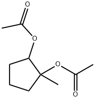 1,2-Cyclopentanediol,1-methyl-,diacetate(9CI) Structure