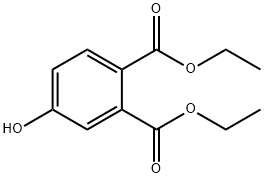 4-羟基邻苯二甲酸二乙酯 结构式