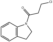 3-氯-1-(2,3-二氢-1H-吲哚-1-基)丙基-1-酮, 64140-62-1, 结构式