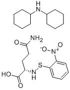 N-O-NPS-L-GLUTAMINE, DICYCLOHEXYLAMMONIUM SALT Struktur