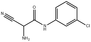 2-AMINO-N-(3-CHLORO-PHENYL)-2-CYANO-ACETAMIDE Struktur