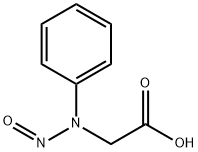N-苯基-N-亚硝基甘氨酸 结构式