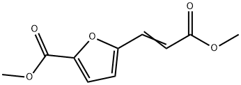 METHYL 5-(2-METHOXYCARBONYLVINYL)FURAN-2-CARBOXYLATE Struktur