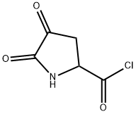 2-Pyrrolidinecarbonyl chloride, 4,5-dioxo- (9CI) Struktur