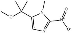 1-Methyl-2-nitro-5-(1-methoxy-1-methylethyl)-1H-imidazole Struktur