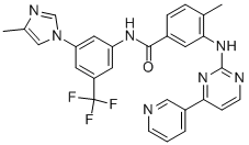 尼罗替尼,641571-10-0,结构式