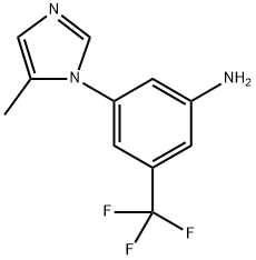 3-(5-Methyl-1H-iMidazol-1-yl)-5-(trifluoroMethyl)benzenaMine Struktur