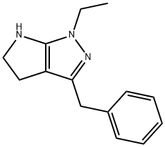 Pyrrolo[2,3-c]pyrazole, 1-ethyl-1,4,5,6-tetrahydro-3-(phenylmethyl)- (9CI),641584-88-5,结构式