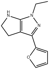 Pyrrolo[2,3-c]pyrazole, 1-ethyl-3-(2-furanyl)-1,4,5,6-tetrahydro- (9CI) Structure