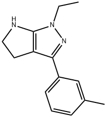 Pyrrolo[2,3-c]pyrazole, 1-ethyl-1,4,5,6-tetrahydro-3-(3-methylphenyl)- (9CI)|