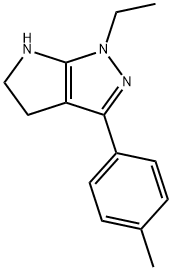 Pyrrolo[2,3-c]pyrazole, 1-ethyl-1,4,5,6-tetrahydro-3-(4-methylphenyl)- (9CI) Structure
