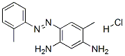 5-(o-tolylazo)toluene-2,4-diamine monohydrochloride Structure