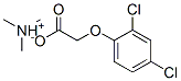 (2,4-ジクロロフェノキシ)酢酸・トリメチルアミン 化学構造式