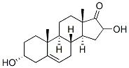 (3a)-3,16-dihydroxy-Androst-5-en-17-one Structure