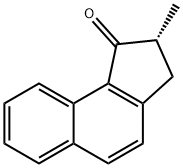 1H-Benz[e]inden-1-one,2,3-dihydro-2-methyl-,(2R)-(9CI) Structure