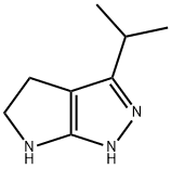 Pyrrolo[2,3-c]pyrazole, 1,4,5,6-tetrahydro-3-(1-methylethyl)- (9CI) Struktur