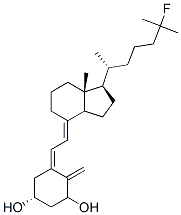 1-hydroxy-25-fluorovitamin D3 Struktur