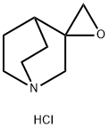 Spiro[1-azabicyclo[2.2.2]octane-3,2'-oxirane] hydrochloride Struktur