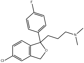 5-chloro-1-(3-diMethylaMinopropyl)-1-(4-fluorophenyl)-phthalan Structure