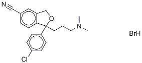 氢溴酸氯西酞普兰, 64169-58-0, 结构式