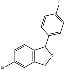 5-BROMO-1-(4-FLUOROPHENYL)-PHTHALIDE Struktur