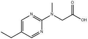 Glycine, N-(5-ethyl-2-pyrimidinyl)-N-methyl- (9CI) 化学構造式