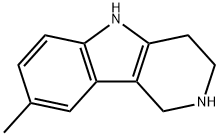 2,3,4,5-TETRAHYDRO-8-METHYL-1H-PYRIDO[4,3-B]INDOLE Struktur