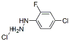 4-CHLORO-2-FLUOROPHENYLHYDRAZINE HYDROCHLORIDE Struktur