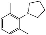 Pyrrolidine, 1-(2,6-diMethylphenyl)- Struktur