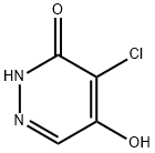 4-CHLORO-5-HYDROXY-3(2H)-PYRIDAZINONE Struktur