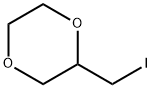 2-ヨードメチル-1,4-ジオキサン 化学構造式