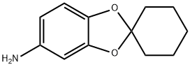 SPIRO[1,3-BENZODIOXOLE-2,1''-CYCLOHEXAN]-5-AMINE Struktur